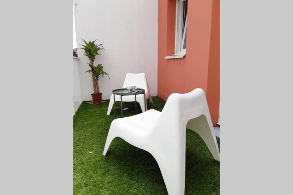 Residence Appart Centre Ville Lorient Calme Garage Bagian luar foto