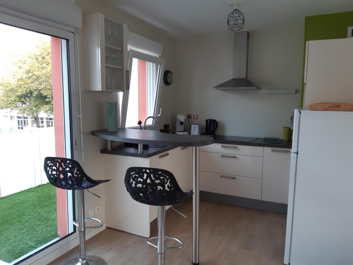 Residence Appart Centre Ville Lorient Calme Garage Bagian luar foto